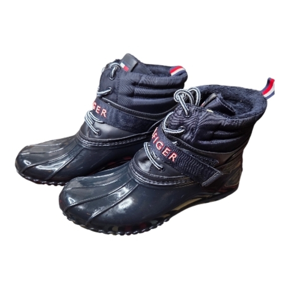 Tommy Hilfiger Black Winter Boots - Picture 3 of 4